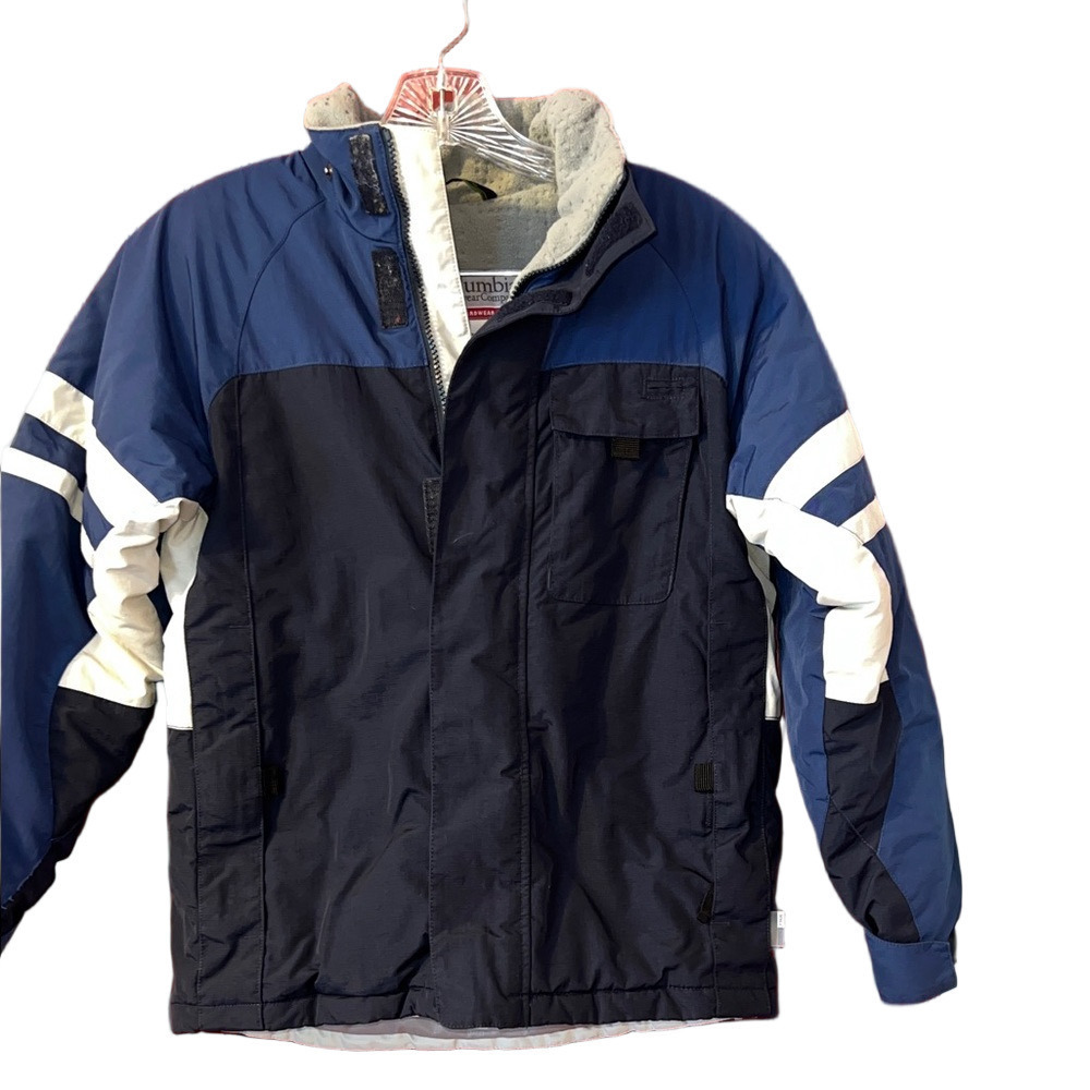 Columbia Convert Youth Navy and White Boys Jacket 10/12